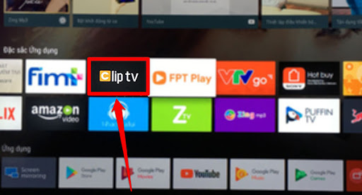 Hình ảnh của ứng dụng Clip TV trên Smart Tivi