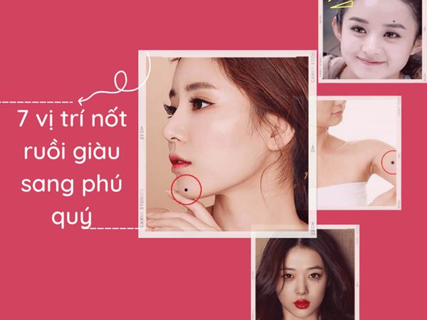 ý nghĩ nốt ruồi giàu sang của phụ nữ