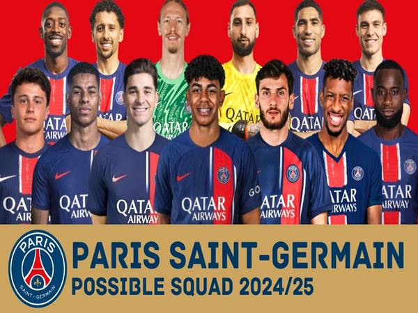 Giá trị đội hình PSG mùa giải 2024 – 2025 là bao nhiêu?