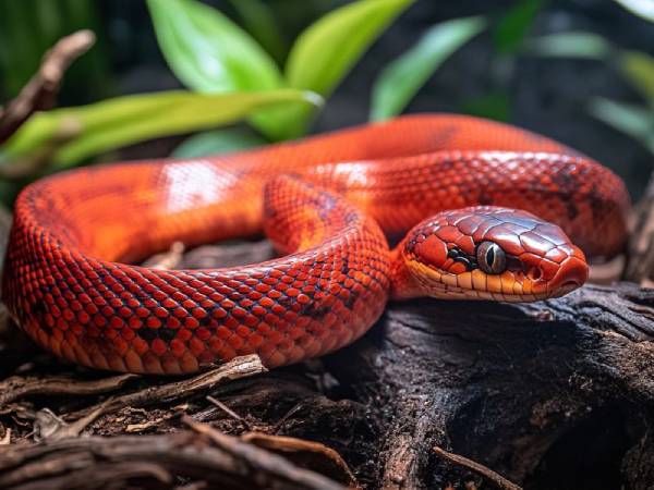 Nằm mơ thấy rắn đỏ là điềm gì cho công danh, tiền bạc?